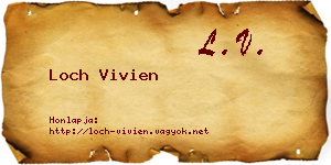 Loch Vivien névjegykártya